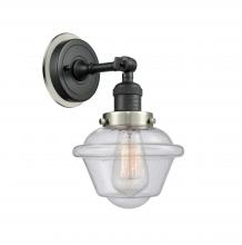 Innovations Lighting 203BK-BPSN-HRSN-G534 - Oxford - 1 Light - 8 inch - Matte Black - Sconce