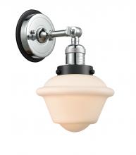 Innovations Lighting 203PC-BPBK-HRBK-G531 - Oxford - 1 Light - 8 inch - Polished Chrome - Sconce