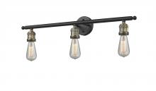 Innovations Lighting 204-BAB - Bare Bulb 3 Light Bath Vanity Light