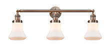 Innovations Lighting 205-AC-G191 - Bellmont - 3 Light - 30 inch - Antique Copper - Bath Vanity Light