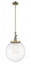 Innovations Lighting 206-AB-G202-14 - Beacon - 1 Light - 12 inch - Antique Brass - Stem Hung - Mini Pendant