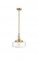 Innovations Lighting 206-SG-G692-12 - Bridgeton - 1 Light - 12 inch - Satin Gold - Stem Hung - Mini Pendant