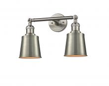 Innovations Lighting 208-SN-M9-SN - Addison - 2 Light - 16 inch - Brushed Satin Nickel - Bath Vanity Light