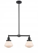 Innovations Lighting 209-OB-G321 - Olean - 2 Light - 22 inch - Oil Rubbed Bronze - Stem Hung - Island Light