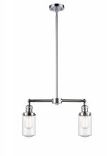 Innovations Lighting 209-PC-G314 - Dover - 2 Light - 21 inch - Polished Chrome - Stem Hung - Island Light