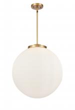 Innovations Lighting 221-3S-BB-G201-18 - Beacon - 3 Light - 18 inch - Brushed Brass - Cord hung - Pendant