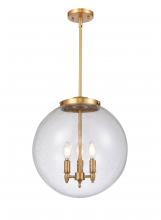 Innovations Lighting 221-3S-SG-G204-16 - Beacon - 3 Light - 16 inch - Satin Gold - Cord hung - Pendant