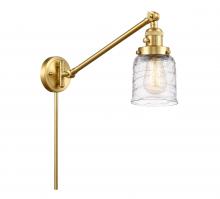 Innovations Lighting 237-SG-G513 - Bell - 1 Light - 8 inch - Satin Gold - Swing Arm