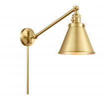 Innovations Lighting 237-SG-M13-SG - Appalachian - 1 Light - 8 inch - Satin Gold - Swing Arm