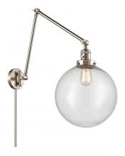 Innovations Lighting 238-SN-G204-12 - Beacon - 1 Light - 12 inch - Brushed Satin Nickel - Swing Arm