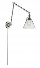 Innovations Lighting 238-SN-G42 - Cone - 1 Light - 8 inch - Brushed Satin Nickel - Swing Arm