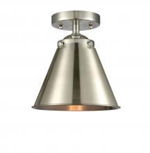 Innovations Lighting 284-1C-SN-M13-SN - Appalachian - 1 Light - 8 inch - Brushed Satin Nickel - Semi-Flush Mount