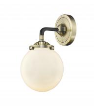 Innovations Lighting 284-1W-BAB-G201-6 - Beacon - 1 Light - 6 inch - Black Antique Brass - Sconce