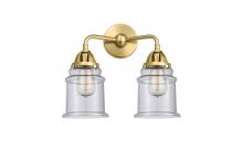 Innovations Lighting 288-2W-SG-G184 - Canton - 2 Light - 14 inch - Satin Gold - Bath Vanity Light