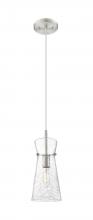 Innovations Lighting 385-1P-SN-G385-6CL - Nicole - 1 Light - 8 inch - Brushed Satin Nickel - Cord hung - Pendant