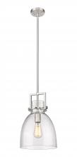 Innovations Lighting 411-1SM-SN-G412-10SDY - Newton Bell - 1 Light - 10 inch - Satin Nickel - Mini Pendant