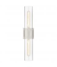 Innovations Lighting 428-2WL-SN-G428-12CL - Bolivar - 2 Light - 5 inch - Satin Nickel - Bath Vanity Light