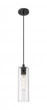 Innovations Lighting 434-1P-BK-G434-12SDY - Crown Point - 1 Light - 5 inch - Matte Black - Pendant