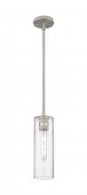 Innovations Lighting 434-1S-SN-G434-12CL - Crown Point - 1 Light - 5 inch - Satin Nickel - Pendant