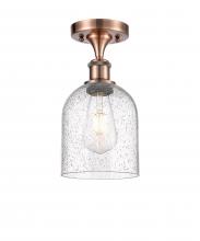 Innovations Lighting 516-1C-AC-G558-6SDY - Bella - 1 Light - 6 inch - Antique Copper - Semi-Flush Mount