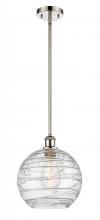 Innovations Lighting 516-1S-PN-G1213-10 - Athens Deco Swirl - 1 Light - 10 inch - Polished Nickel - Mini Pendant