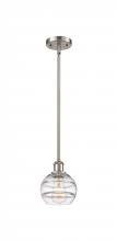 Innovations Lighting 516-1S-SN-G556-6CL - Rochester - 1 Light - 6 inch - Brushed Satin Nickel - Mini Pendant