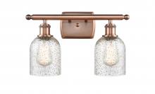 Innovations Lighting 516-2W-AC-G259 - Caledonia - 2 Light - 15 inch - Antique Copper - Bath Vanity Light