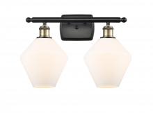 Innovations Lighting 516-2W-BAB-G651-8 - Cindyrella - 2 Light - 18 inch - Black Antique Brass - Bath Vanity Light