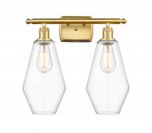 Innovations Lighting 516-2W-SG-G652-7 - Cindyrella - 2 Light - 17 inch - Satin Gold - Bath Vanity Light