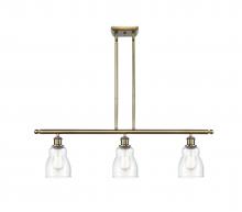 Innovations Lighting 516-3I-AB-G394 - Ellery - 3 Light - 36 inch - Antique Brass - Cord hung - Island Light