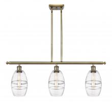 Innovations Lighting 516-3I-AB-G557-6CL - Vaz - 3 Light - 36 inch - Antique Brass - Cord hung - Island Light