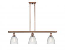 Innovations Lighting 516-3I-AC-G382 - Castile - 3 Light - 36 inch - Antique Copper - Cord hung - Island Light