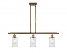 Innovations Lighting 516-3I-BB-G804 - Clymer - 3 Light - 36 inch - Brushed Brass - Cord hung - Island Light