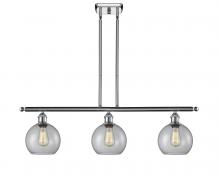 Innovations Lighting 516-3I-PC-G122-10 - Athens - 3 Light - 37 inch - Polished Chrome - Stem Hung - Island Light