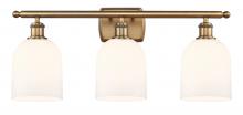 Innovations Lighting 516-3W-BB-G558-6GWH - Bella - 3 Light - 26 inch - Brushed Brass - Bath Vanity Light