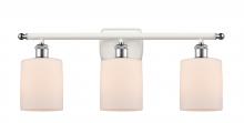 Innovations Lighting 516-3W-WPC-G111 - Cobbleskill - 3 Light - 25 inch - White Polished Chrome - Bath Vanity Light