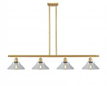 Innovations Lighting 516-4I-SG-G132 - Orwell - 4 Light - 48 inch - Satin Gold - Cord hung - Island Light