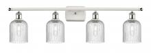 Innovations Lighting 516-4W-WPC-G559-5SDY - Bridal Veil - 4 Light - 35 inch - White Polished Chrome - Bath Vanity Light