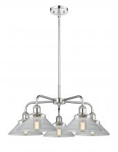 Innovations Lighting 516-5CR-PC-G132 - Orwell - 5 Light - 26 inch - Polished Chrome - Chandelier