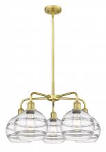 Innovations Lighting 516-5CR-SG-G556-8CL - Rochester - 5 Light - 26 inch - Satin Gold - Chandelier