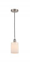 Innovations Lighting 616-1P-SN-G341 - Hadley - 1 Light - 5 inch - Brushed Satin Nickel - Cord hung - Mini Pendant