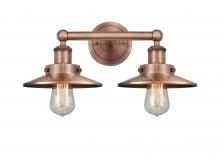 Innovations Lighting 616-2W-AC-M3-AC - Edison - 2 Light - 17 inch - Antique Copper - Bath Vanity Light