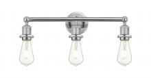 Innovations Lighting 616-3W-PC - Edison - 3 Light - 20 inch - Polished Chrome - Bath Vanity Light