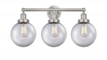 Innovations Lighting 616-3W-SN-G202-8 - Beacon - 3 Light - 26 inch - Brushed Satin Nickel - Bath Vanity Light
