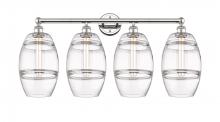 Innovations Lighting 616-4W-PN-G557-8CL - Vaz - 4 Light - 35 inch - Polished Nickel - Bath Vanity Light