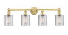 Innovations Lighting 616-4W-SG-G112 - Cobbleskill - 4 Light - 32 inch - Satin Gold - Bath Vanity Light