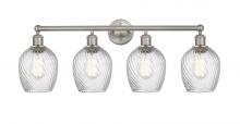 Innovations Lighting 616-4W-SN-G292 - Salina - 4 Light - 33 inch - Brushed Satin Nickel - Bath Vanity Light