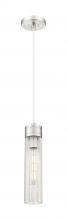 Innovations Lighting 617-1P-SN-G617-11SCL - Boreas - 1 Light - 3 inch - Satin Nickel - Cord Hung - Mini Pendant