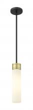 Innovations Lighting 617-1S-BAB-G617-11WH - Boreas - 1 Light - 3 inch - Black Antique Brass - Stem Hung - Mini Pendant