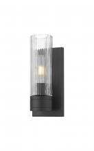 Innovations Lighting 617-1W-BK-G617-8SCL - Boreas - 1 Light - 5 inch - Matte Black - Sconce